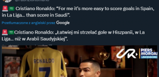 ODKLEJONE słowa Ronaldo o poziomie LaLigi i Premier League...