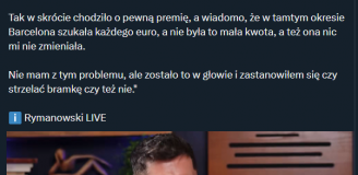 Lewandowski o zarządzie Barcy, który kazał mu nie strzelać goli...