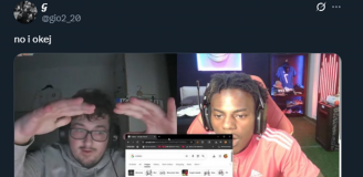 IShowSpeed przeglądający piłkarza Wisły Kraków na streamie... xD