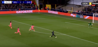 Forbs strzela gola na 2-1 z Barceloną w LM! [VlDEO]