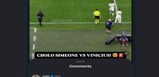 Vinicius wbija szpilkę w Simeone po wczorajszym meczu!