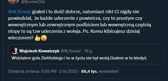 Zbigniew Boniek wyjaśnia ''Kowala'' nt. definicji woleja... :D