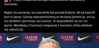 Luis Enrique reaguje na słowa Dembele po przegranym meczu!