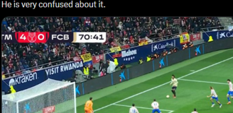 Kounde wbiega w pole karne i... ma taki wybór do podania XD