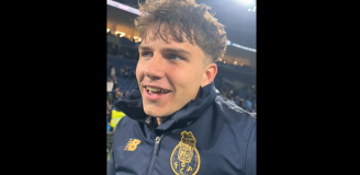 Oskar Pietuszewski mówi po portugalsku po pierwszym golu w Porto! [VIDEO]