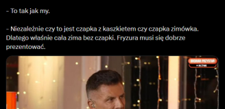 Mateusz Borek o tym, dlaczego nie nosi czapek... XD