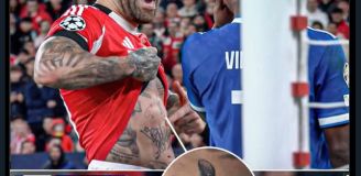 TE TATUAŻE Otamendi pokazywał Viniciusowi