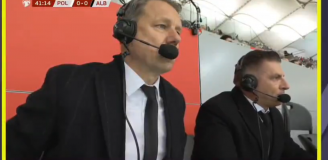 REAKCJA Mateusza Borka na gola Albanii... xD [VIDEO]
