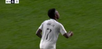 Vinicius strzela gola na 1-1 z Osasuną! [VIDEO]