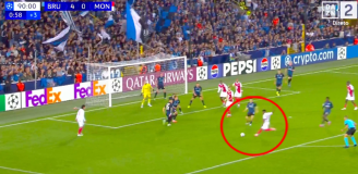 Ansu Fati strzela gola w debiucie dla Monaco w LM!!! [VIDEO]