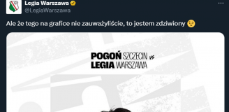 TAKĄ GRAFIKĘ dodał admin Legii Warszawa... xD