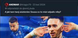 Afonso Sousa po roku odpowiedział na Tweeta kibica... xD