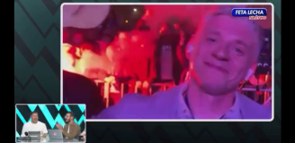 Dawid Dobrasz udający ''sytego kota'' na fecie mistrzowskiej Lecha... xD [VIDEO]
