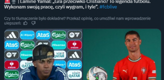 Yamal krótko o grze przeciwko Cristiano Ronaldo... :D