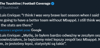 Luis Enrique ODWAŻNIE o swoim zespole bez Kyliana Mbappe!