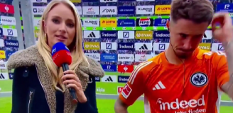 HlT! Reporterka Sky pomyliła gracza, bo ten wymienił się koszulką XD [VIDEO]