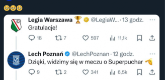 Legia gratuluję mistrzostwa, a Lech odpowiada!