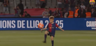Liam Szczęsny strzela z przewrotki, a Wojtek... xD [VIDEO]