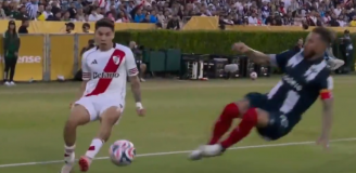 WŚLIZG Sergio Ramosa w meczu z River Plate! [VIDEO]