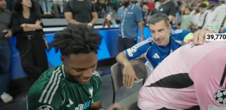 Luís Figo wyjaśnił Speedowi, co musi zrobić, żeby być lepszy w piłkę... xD [VIDEO]