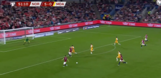 Haaland STRZELA 4 GOLA z Mołdawią! 6-0 [VIDEO]