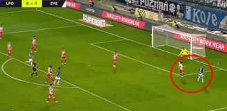 KAPITALNY gol Ishaka na 1-1 z  Crveną Zvezdą! [VIDEO]