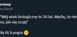Robert Lewandowski o swoim aktualnym wieku biologicznym!