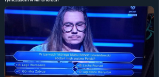 Piłkarskie pytanie w Milionerach!