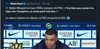 SŁOWA Mbappe 2 lata temu nt. wygrania LM przez PSG... xD