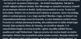 ABSURDALNE słowa Jana Tomaszewskiego nt. Lewandowskiego w Barcelonie...