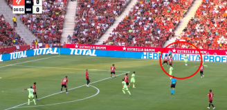 Genialne podanie Yamala i Raphinha strzela gola w 7 minucie! 0-1 [VIDEO]