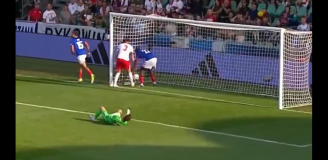 Fatalny błąd Trelowskiego z Francją U21... [VIDEO]