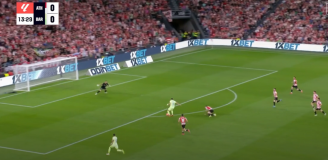 Tak Lewandowski strzela 100 gola w barwach Barcelony! [VIDEO]