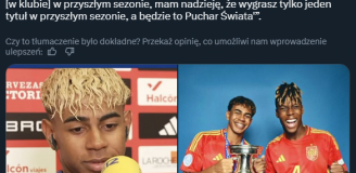 Yamal o tym, co powiedział Nico Williamsowi nt. wspólnej gry w klubie... :D