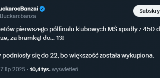 OLBRZYMIA obniżka cen biletów na półfinałowy mecz KMŚ!