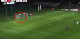 Kapitalny GOL Z POŁOWY boiska w Betclic 2 lidze! [VIDEO]