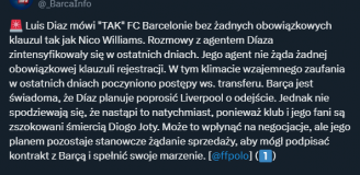 MD: Skrzydłowy powiedział ''TAK'' Barcelonie!