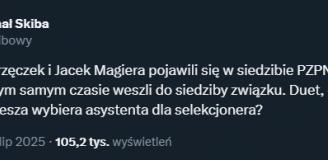 DWÓCH TRENERÓW widzianych w siedzibie PZPN!