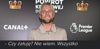 Tak miesiąc temu Tymoteusz Puchacz mówił o transferze do Ekstraklasy... :D