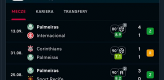 LICZBY Vitora Roque w ostatnich meczach Palmeiras!