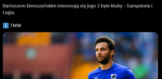 HIT! Te dwa BYŁE KLUBY chcą Bartosza Bereszyńskiego!