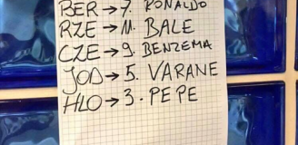 Pamiętna kartka z KRYCIEM przy rzutach rożnych w meczu Real - Legia w LM xD