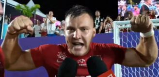 LEGENDARNY OKRZYK Pudziana po złotym medalu SOCCA [VIDEO]