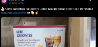 CENY JEDZENIA na nowym Camp Nou podczas otwartego treningu Barcy!