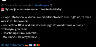 CZTERECH KANDYDATÓW na nowego trenera Realu Madryt i ich aktualna sytuacja [FABRIZIO ROMANO]