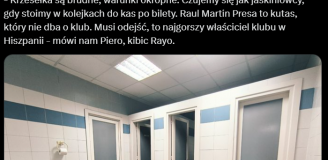 HIT! Tak wyglądają TOALETY na stadionie Rayo xD