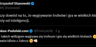 KOMENTARZ Krzysztofa Stanowskiego na tweeta Podolskiego!