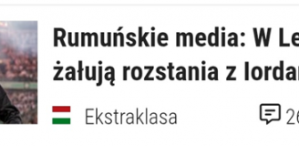 HIT! Tak piszą w Rumunii o Legii i Iordanescu xD
