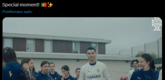 REAKCJA reprezentacji Portugalii kobiet U16 na widok Cristiano Ronaldo :D