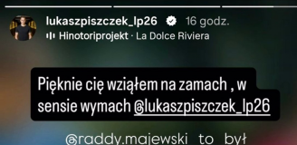 LITERÓWECZKA Łukasza Piszczka na storce z ''zaczepką'' w stronę Radosława Majewskiego xD